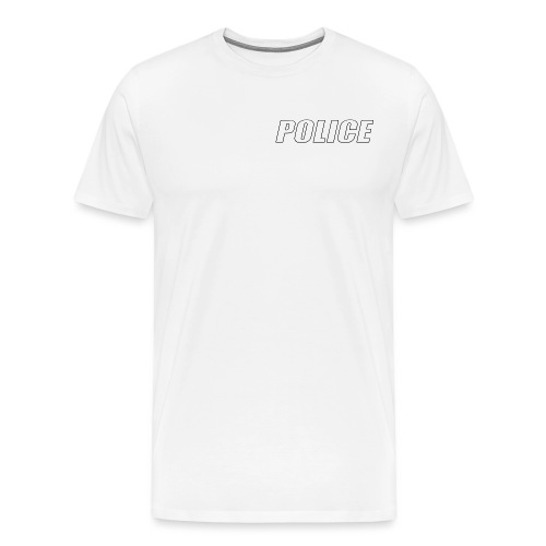 Police White - Men's Premium T-Shirt