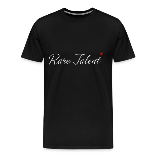 Rare Talent White Text - Men's Premium T-Shirt