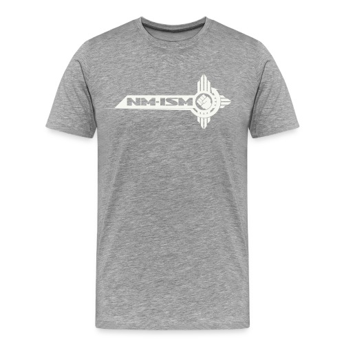 White NM-ISM Logo - Men's Premium T-Shirt