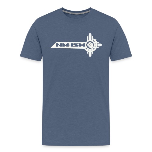 White NM-ISM Logo - Men's Premium T-Shirt