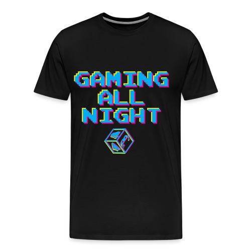 Gaming All Night - Men's Premium T-Shirt
