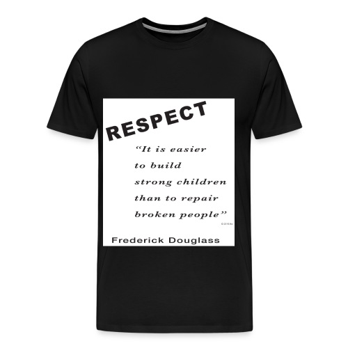 Frederick Douglass Quote - Men's Premium T-Shirt