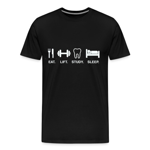 Eat Study Lift Sleep - Men's Premium T-Shirt