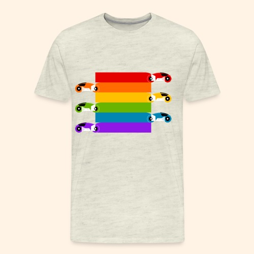 Pride on the Game Grid - Men's Premium T-Shirt