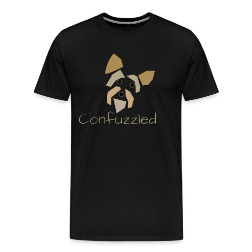 Attitude Dog: Confuzzled Yorkie - Men's Premium T-Shirt