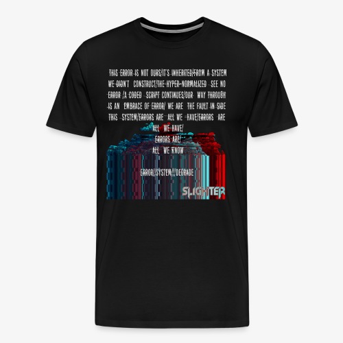 ERROR Lyrics - Men's Premium T-Shirt