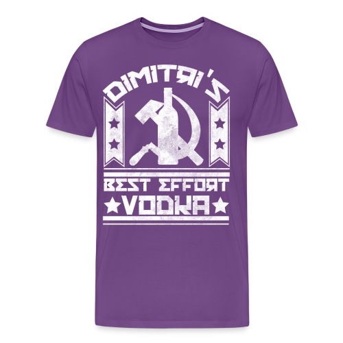 vodkavintagewhite - Men's Premium T-Shirt