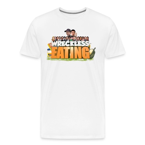 Wreckless Eating Cast Shirt 2015 png - Men's Premium T-Shirt