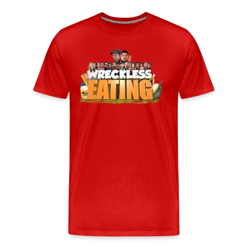 Wreckless Eating Cast Shirt 2015 png - Men's Premium T-Shirt