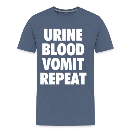 urine-blood-vomit - Men's Premium T-Shirt