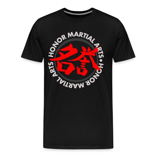 Honor Martial Arts Kanji Design Light Shirts - Men's Premium T-Shirt