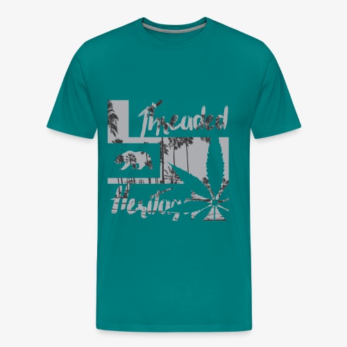 Threaded Heritage Venice Beach Logo Shirt - Men's Premium T-Shirt