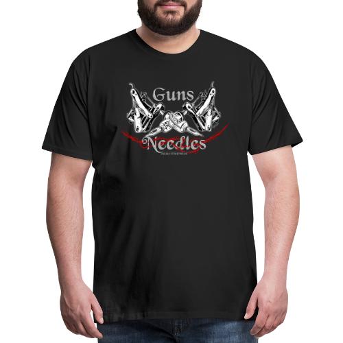 Guns & Needles - Men's Premium T-Shirt