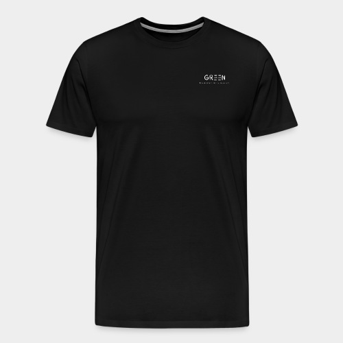 Green/Gorgeous reason evolving, ending never logo - Men's Premium T-Shirt