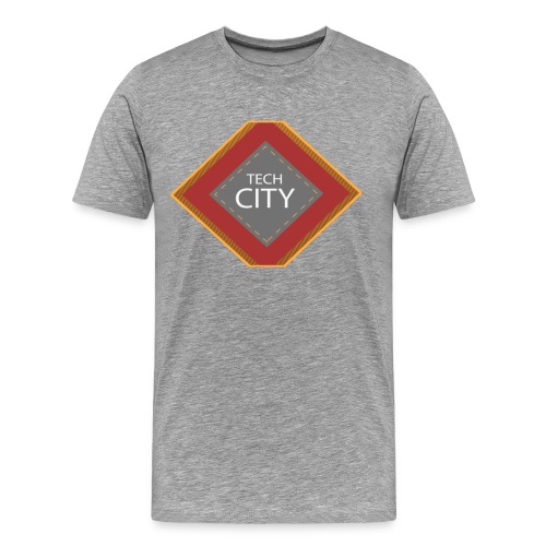 orangetechcitySHIRT102016 png - Men's Premium T-Shirt