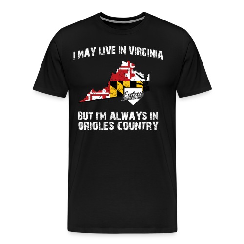 orioles country virginia png - Men's Premium T-Shirt