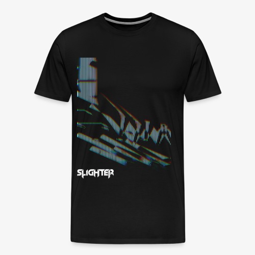 Vertical Glitch - Men's Premium T-Shirt