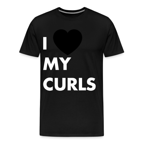 I love my CURLS - Men's Premium T-Shirt