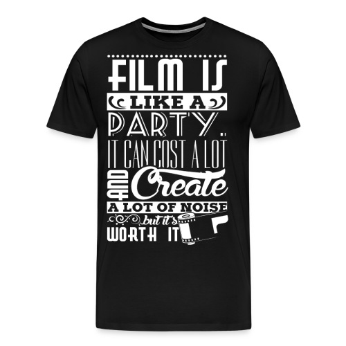 Film is like a party - Men's Premium T-Shirt