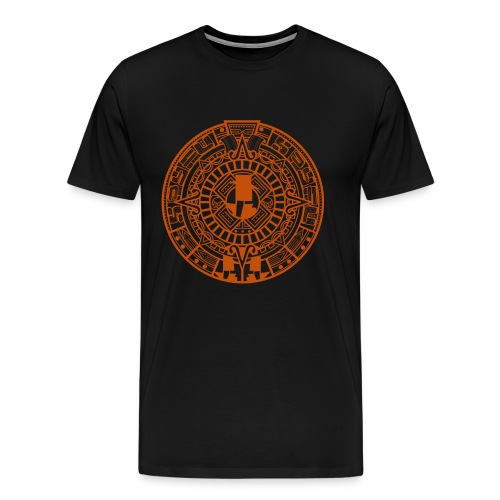 MayanCalendar Orange - Men's Premium T-Shirt