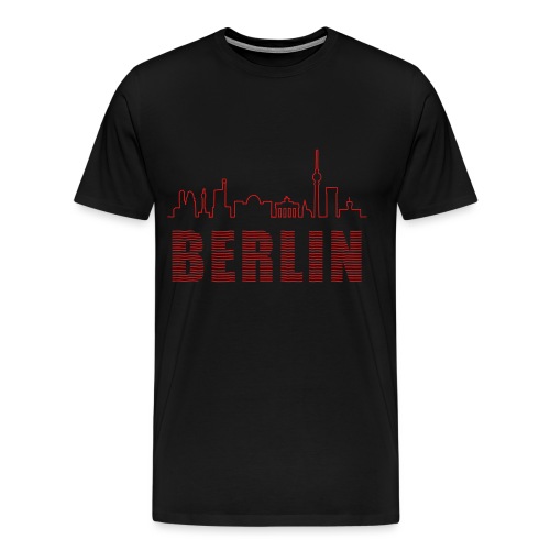 Skyline of Berlin - Men's Premium T-Shirt