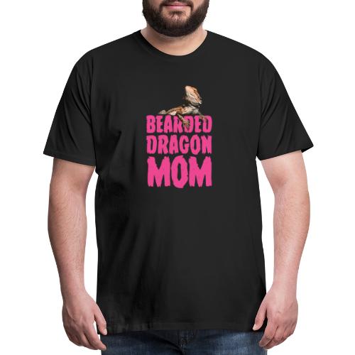 Bearded Dragon Mom Women Kids Funny Bearded Dragon - Men's Premium T-Shirt