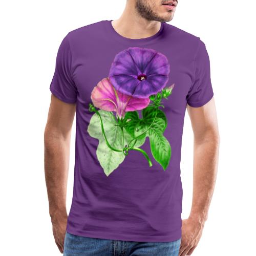 Vintage Mallow flower - Men's Premium T-Shirt