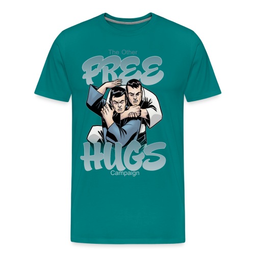 Judo shirt Jiu Jitsu shirt Free Hugs - Men's Premium T-Shirt