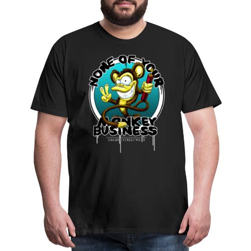no monkey busin - Men's Premium T-Shirt