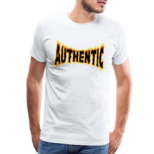 authentic on fire - Men's Premium T-Shirt