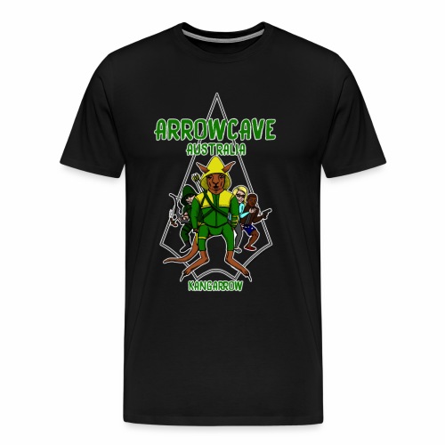 Arrow Cave Logo - Light - Men's Premium T-Shirt