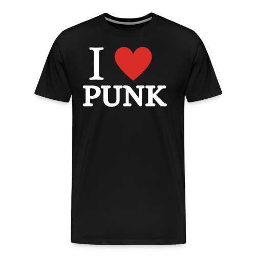 I Love Punk (i heart punk) - Men's Premium T-Shirt