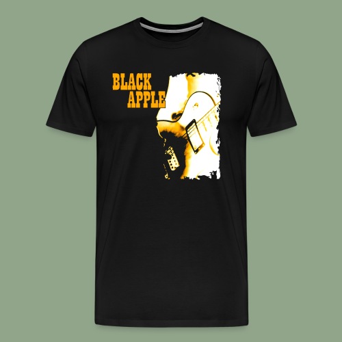 Black Apple Shirt - Men's Premium T-Shirt