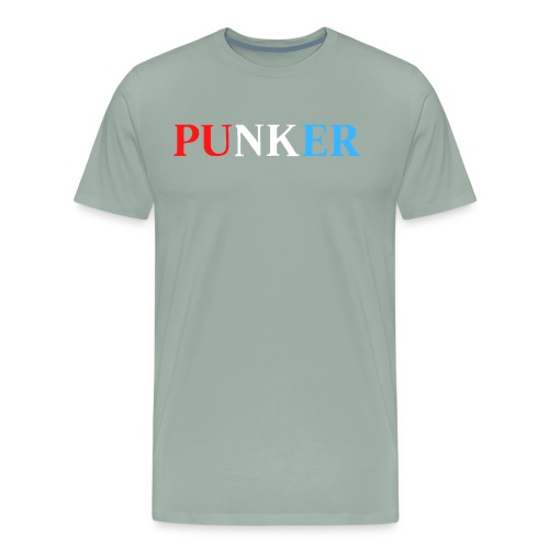 PUNKER USA (Red, White and Blue) - Men's Premium T-Shirt