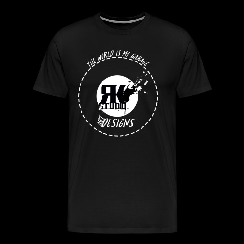The World is My Garage - Men's Premium T-Shirt