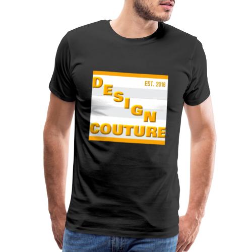 DESIGN COUTURE EST 2016 ORANGE - Men's Premium T-Shirt