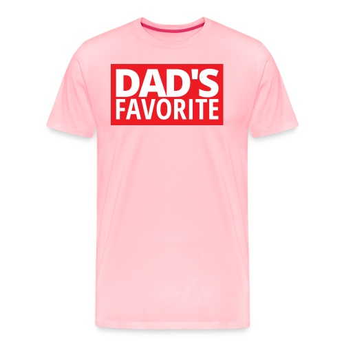 DAD's Favorite (red box logo) - Men's Premium T-Shirt