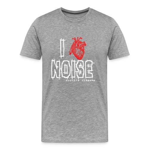 I Heart Noise Black - Men's Premium T-Shirt