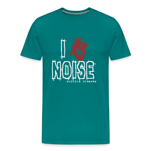 I Heart Noise Black - Men's Premium T-Shirt