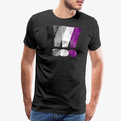 Asexual Pride Exclamation Points - Men's Premium T-Shirt
