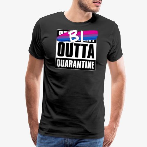 Bi Outta Quarantine - Bisexual Pride - Men's Premium T-Shirt