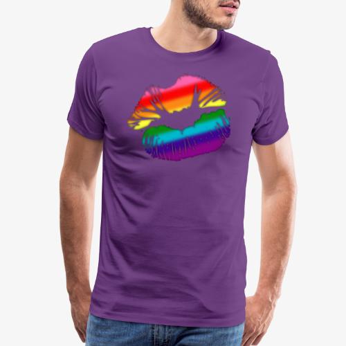 Original Gilbert Baker LGBTQ Love Rainbow Pride - Men's Premium T-Shirt