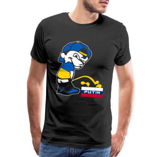Ukraine Piss On Putin - Men's Premium T-Shirt