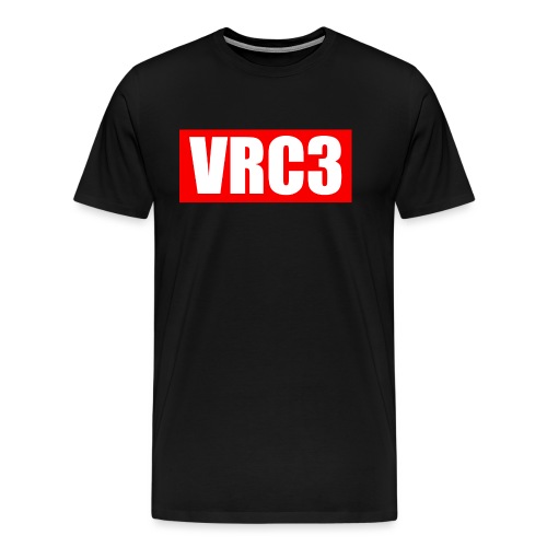 VRC3 in block white png - Men's Premium T-Shirt
