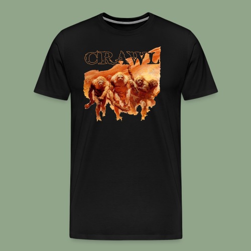 Crawl Neanderthal T Shirt - Men's Premium T-Shirt