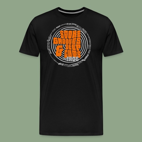 Stone Grooves Deep Cuts Spiral Logo T Shirt - Men's Premium T-Shirt