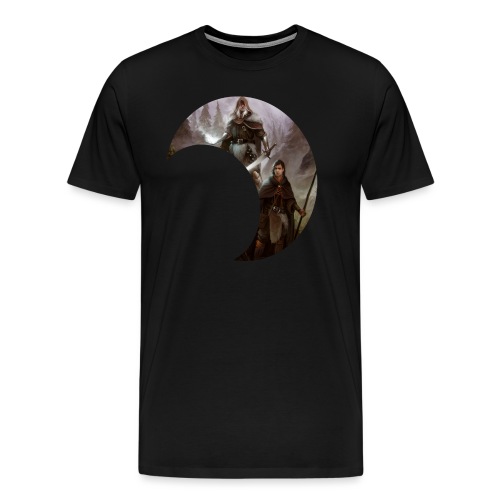 Strife of the Mighty Crescent Graphic - Men's Premium T-Shirt