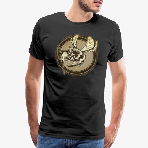 Wild Wasp Grunge Animal - Men's Premium T-Shirt