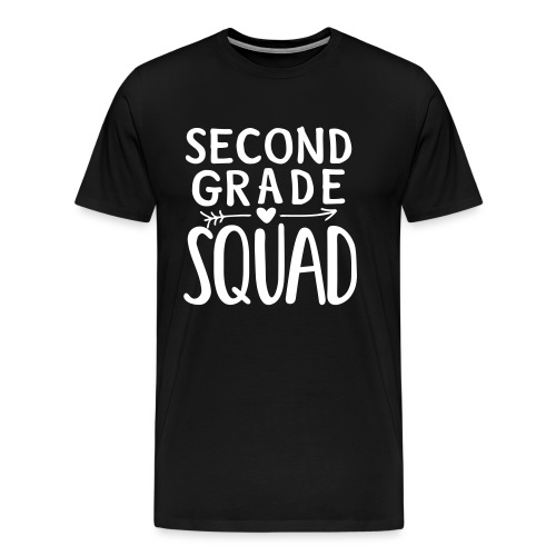 Second Grade Squad Teacher Team T-Shirts - Men's Premium T-Shirt
