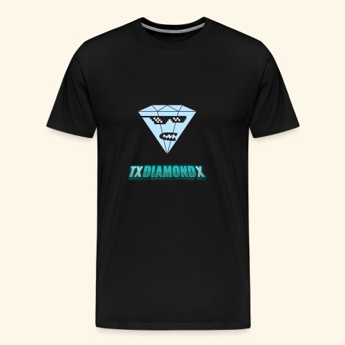 Txdiamondx Diamond Guy Logo - Men's Premium T-Shirt